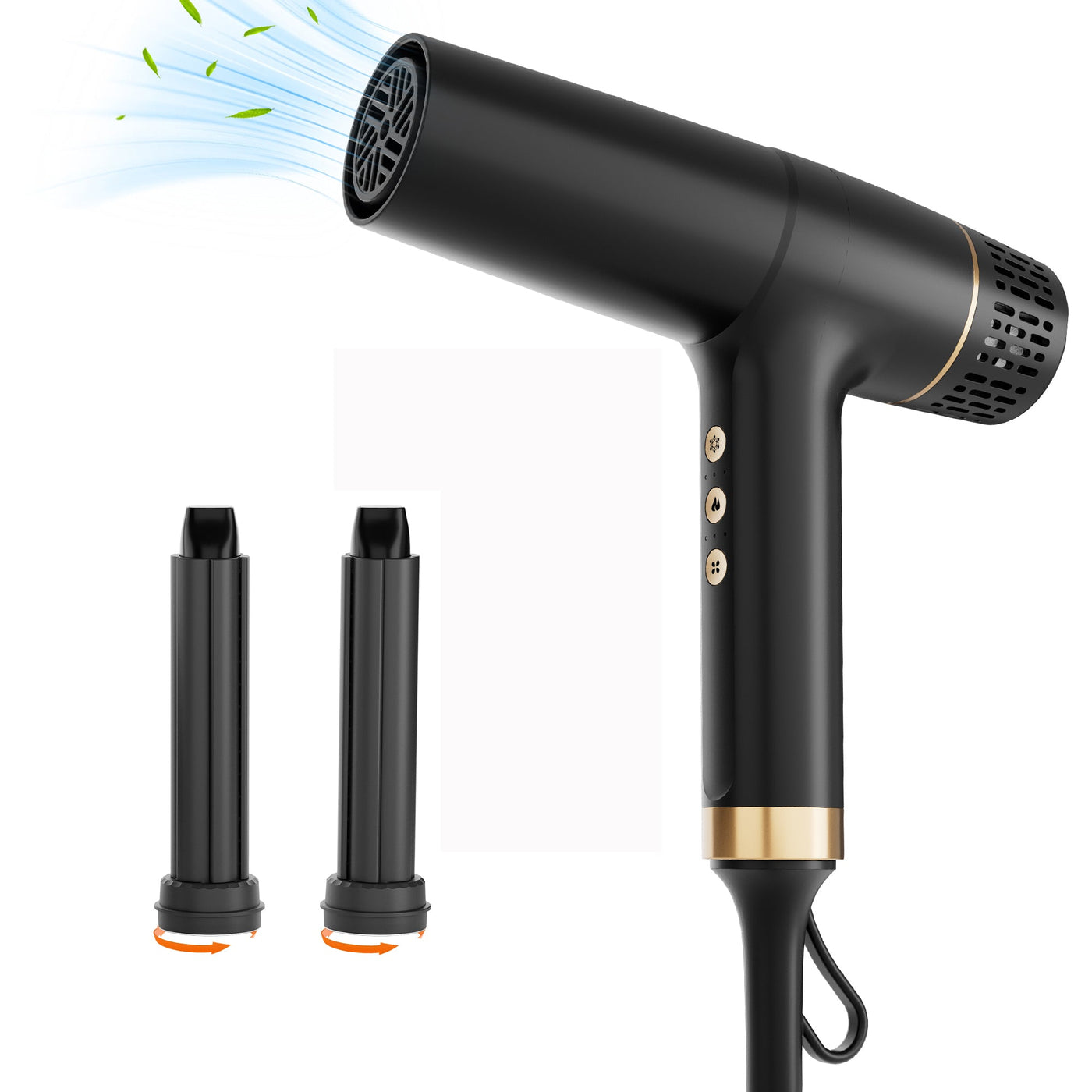 NICEBAY Hair Dryer Brush, Blow Dryer Brush with 110000RPM Brushless Motor, Fast Drying Curling Volumizing Straightening Styling