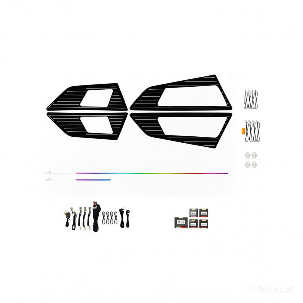 ZYCELA New 64 Colors Symphony Ambient Light Kit Mercedes-Benz GLK 2008-2013 X204 Interior LED 12V 3-5W 1 Year Warranty