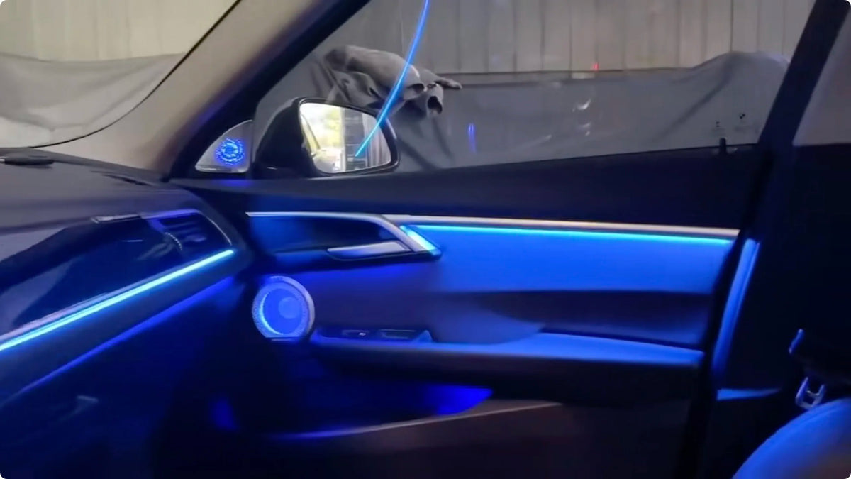 ZYCELA for BMW 1 Series 2016-2024 F40 12V LED Ambient Symphony Ceiling Light Interior Colorful APP Control 3-5W 1 Year Warranty