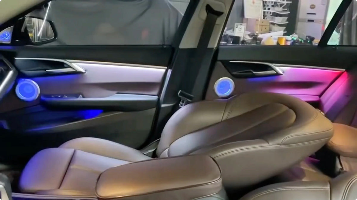 ZYCELA for BMW 1 Series 2016-2024 F40 12V LED Ambient Symphony Ceiling Light Interior Colorful APP Control 3-5W 1 Year Warranty