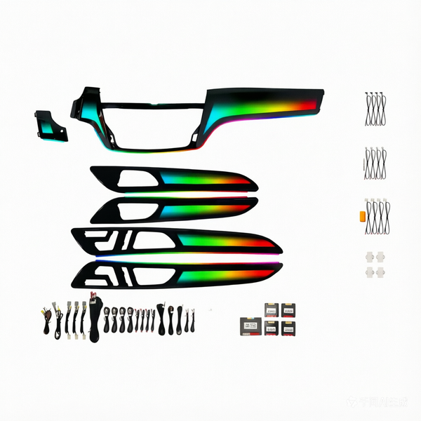 ZYCELA Benz GLE W166 Ambient Light Kit Front Turbine Outlet LED Symphony Colors APP Control 12V 3-5W 1 Year
